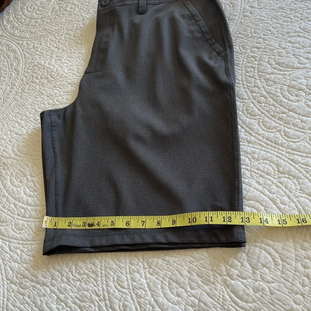 Hang Ten Hybrid Shorts Men's 38‎ Lightweight Quick Dry Stretch Gray